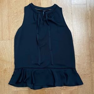 Joe’s black tank with tie straps